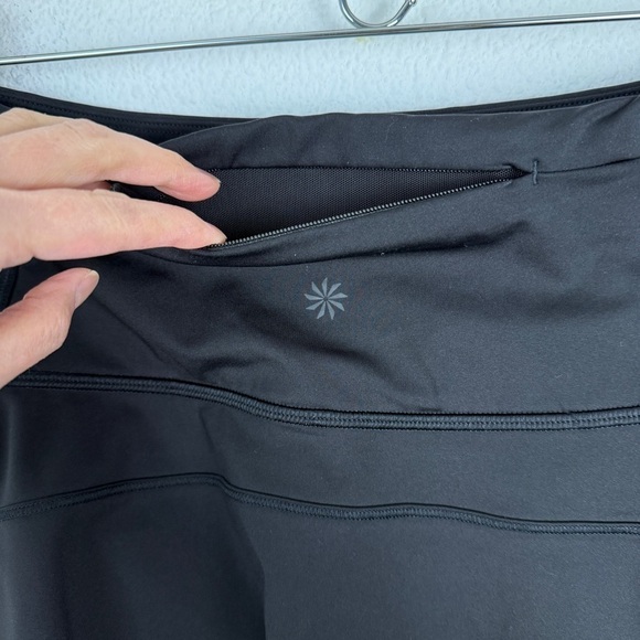 Athleta Ace Tennis Skort 13.5” Shorts Skirt Medium Black - Picture 7 of 11